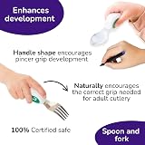 doddl Toddler Cutlery Set 2-Piece Fresh Green Twin Pack 12-24 Months view 3