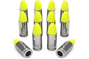 Artemis Multiple Styles Snap Caps Training Dummy Rounds -Reusable with Close to Real Weight for Dry Fire Practice Safe Loading Firing Malfunction Clearing Trigger Control
