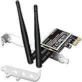 LinksTek Wireless N 600Mbps (2.4GHz 300Mbps and 5GHz 300Mbps) PCIE WiFi Adapter, PCIE WiFi Card, QUALCOMM Atheros AR946X Wire