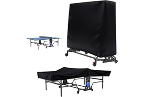 DUKROUK Ping Pong Table Cover Compatible with Kettler,Waterproof,for Outdoor Indoor,Table Tennis Cover Compatible with Kettler,Foldable