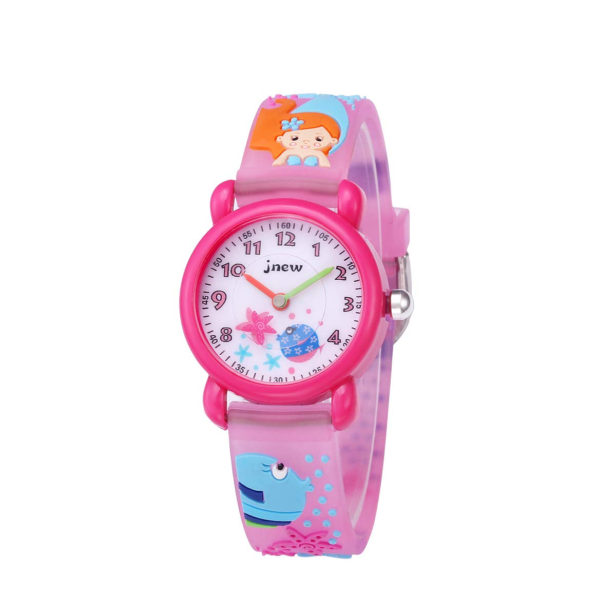Kids Watch, Girls Watch Waterproof 3D Cute Cartoon Toy Analogue Silicone Band Wristwatch Childrens Watches Gift for Girls Age 3-11 Years Old — image 1