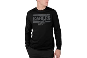 Junk Food x NFL - Team Stencil Block - Officially Licensed Adult Long Sleeve Fan T-Shirt for Men & Women