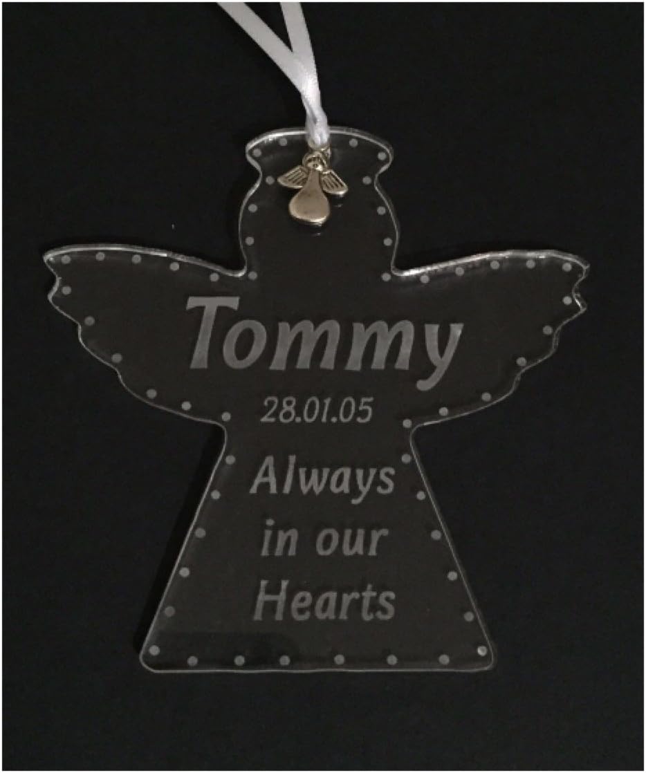 angel baby christmas bauble