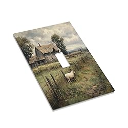 Thsanju Light Switch Cover Plate Goat Rustic