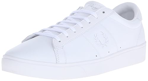 fred perry spencer leather white