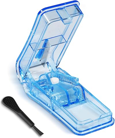 Opret Pill Cutter Pill Splitter with Blade for Small to Large Pills 8.9 cm