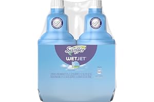 Swiffer WetJet Floor and Hardwood Multi-Surface Cleaner Solution Refills, Open Window Fresh Scent, 1.25L (Pack of 2)