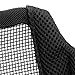 Unigear Half Face Lower Mask with Airsoft Goggle Foldable Mesh Adjustable Tactical Metal Steel Mask for Airsoft/Hunting/Paintball/Shooting (Black+Black)