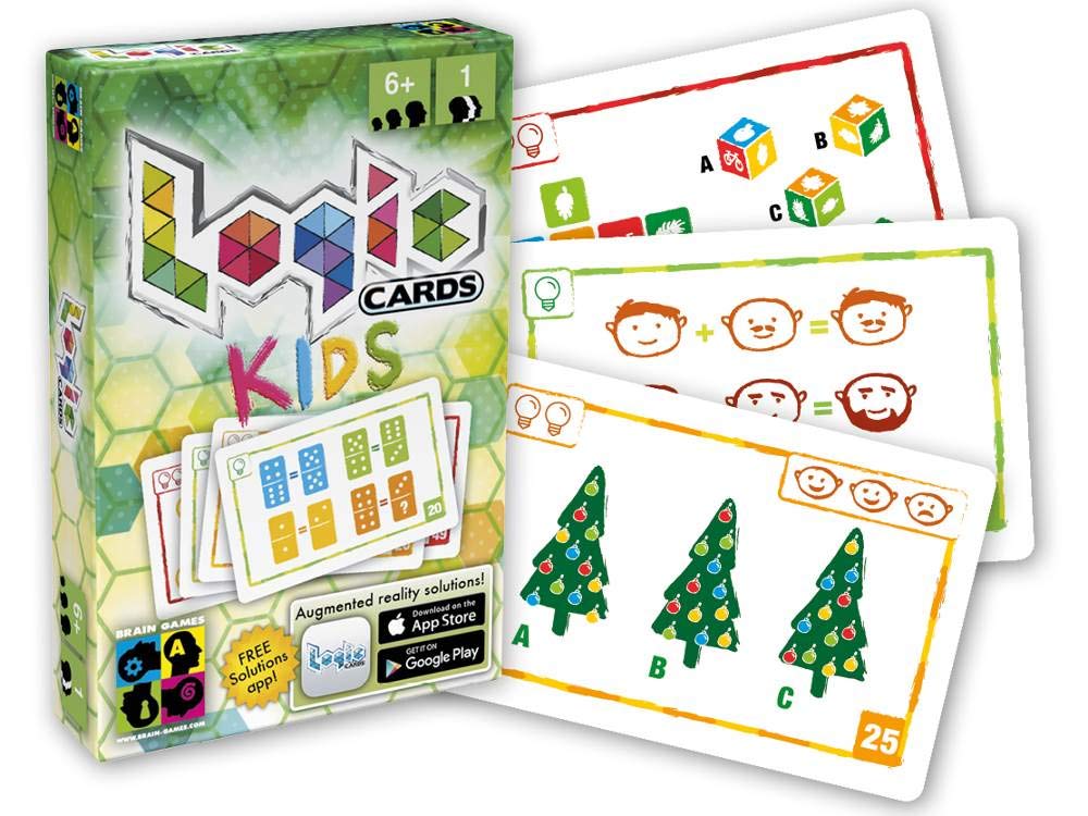 Brain Games Logic Cards Kids Math Brain Teaser Card Game For Children Age 6 Award Winning Family Fun Green 3 5 X 2 4 Buy Online In Angola At Angola Desertcart Com Productid 5135