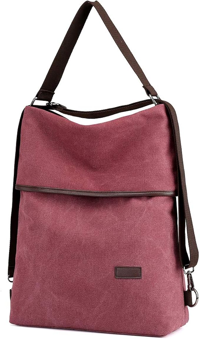 Fashion Women Canvas Bag Multifunctional Bag Rucksack Backpack Canvas