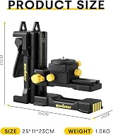 Enventor L-Shape Magnetic Bracket Base 1/4-20 Thread Laser Level Stand view 8