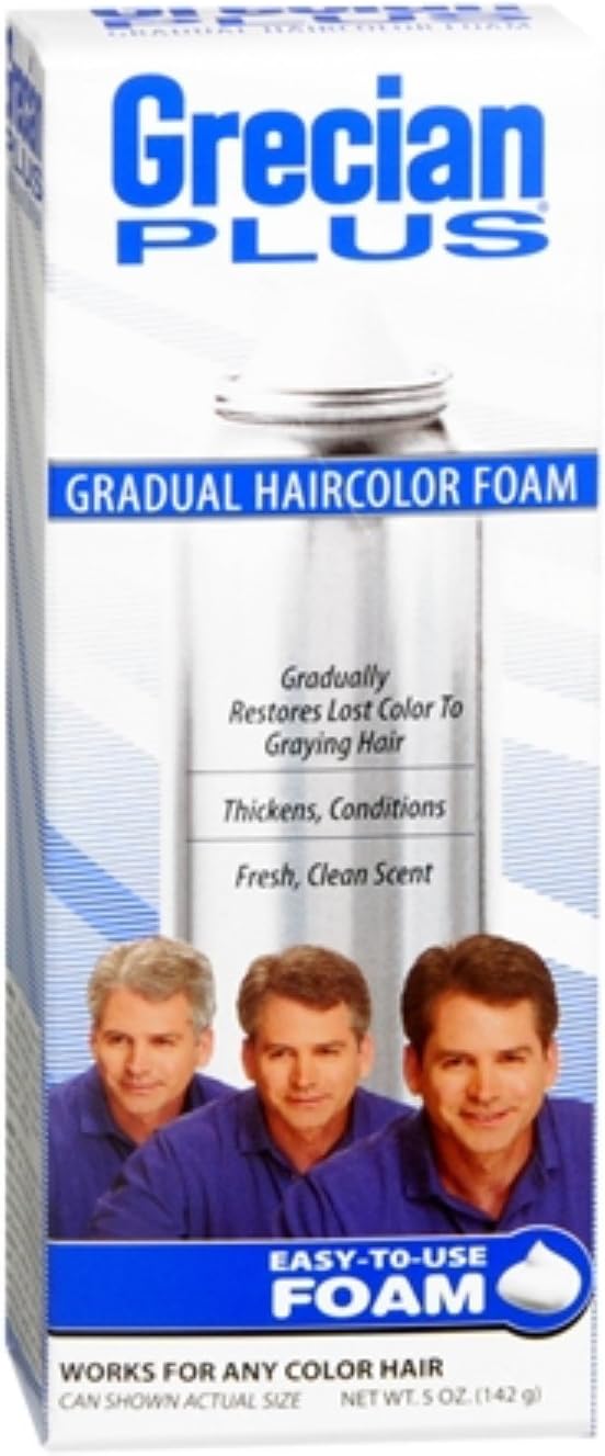 GRECIAN PLUS Haircolor Foam 5 oz