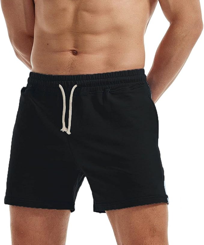 AIMPACT Mens Workout Sweat Shorts 5 Inch AIMPACT Mens Workout Sweat Shorts 5 Inch