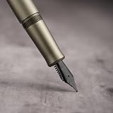 Hongdian M2 Black Forest Mini Fountain Pen Extra Fine Nib Aluminium view 4