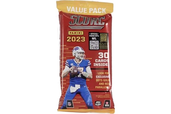 2023 Score Football Trading Card Cello Fat Pack (30 Cards)