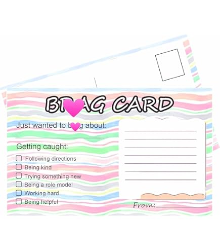 50 Teacher Mail Notes To Parents - Classroom Incentive Cards For Good Behavior & Motivation