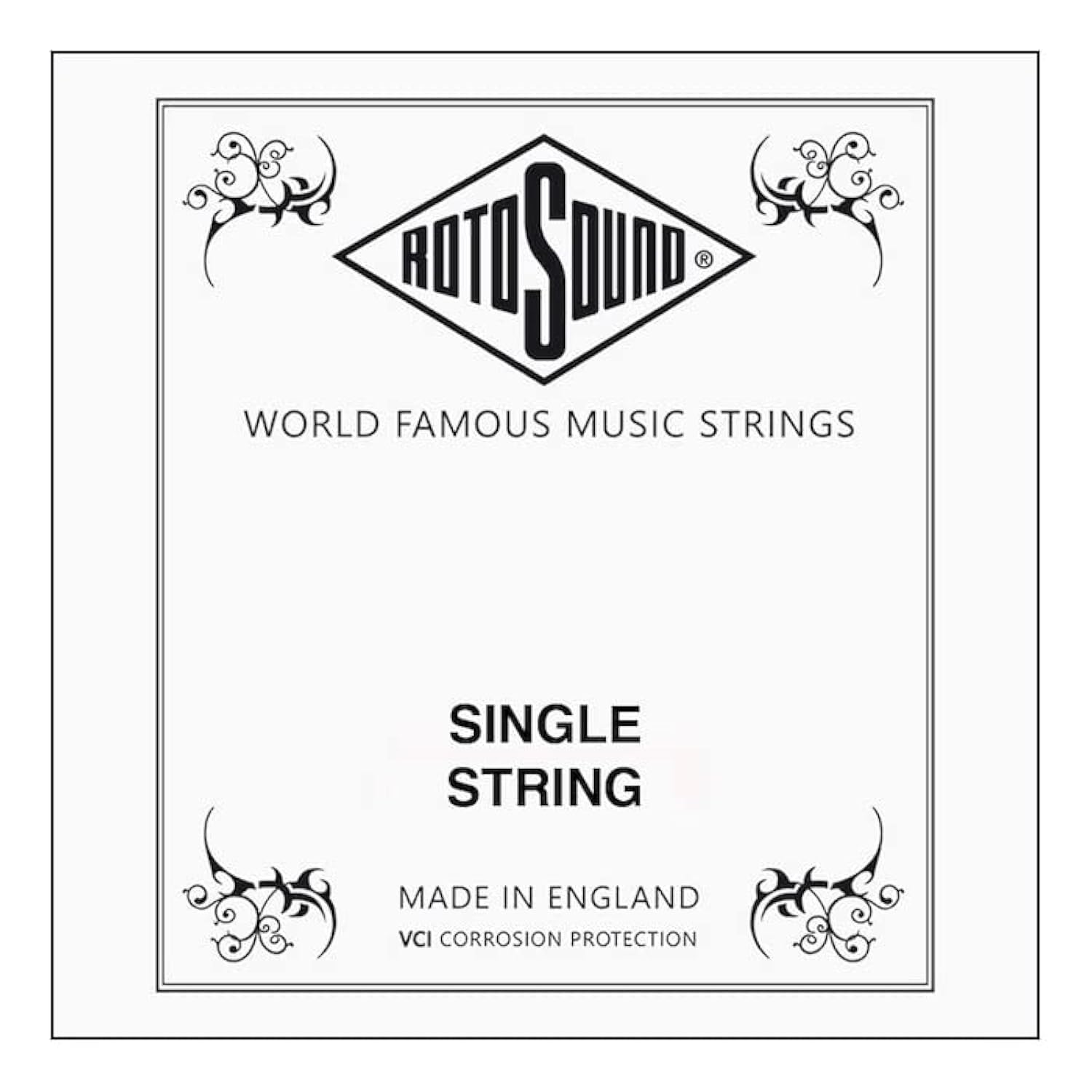 Rotosound Strings for Electric Bass STAINLESS Single Strings SWING 66 .050"w/1.27mm wound SBL050