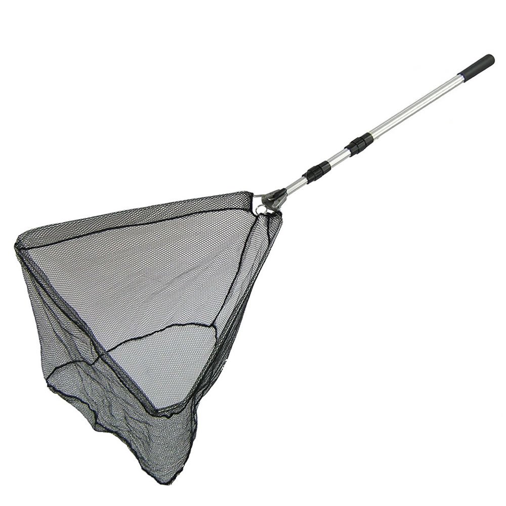 Briohome Aluminium Telescopic Folding Fish Landing Fishing Net