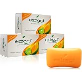 extract Original Herbal Whitening Soap With Papaya And Calamansi 125g (Pack of 3)