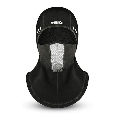 Suxman Sturmhaube Sturmmaske Balaclava Motorrad Fahrrad Ski Maske Kopfhaube Gesichtsschutz Winter Schwarz Herren Damen Outdoo