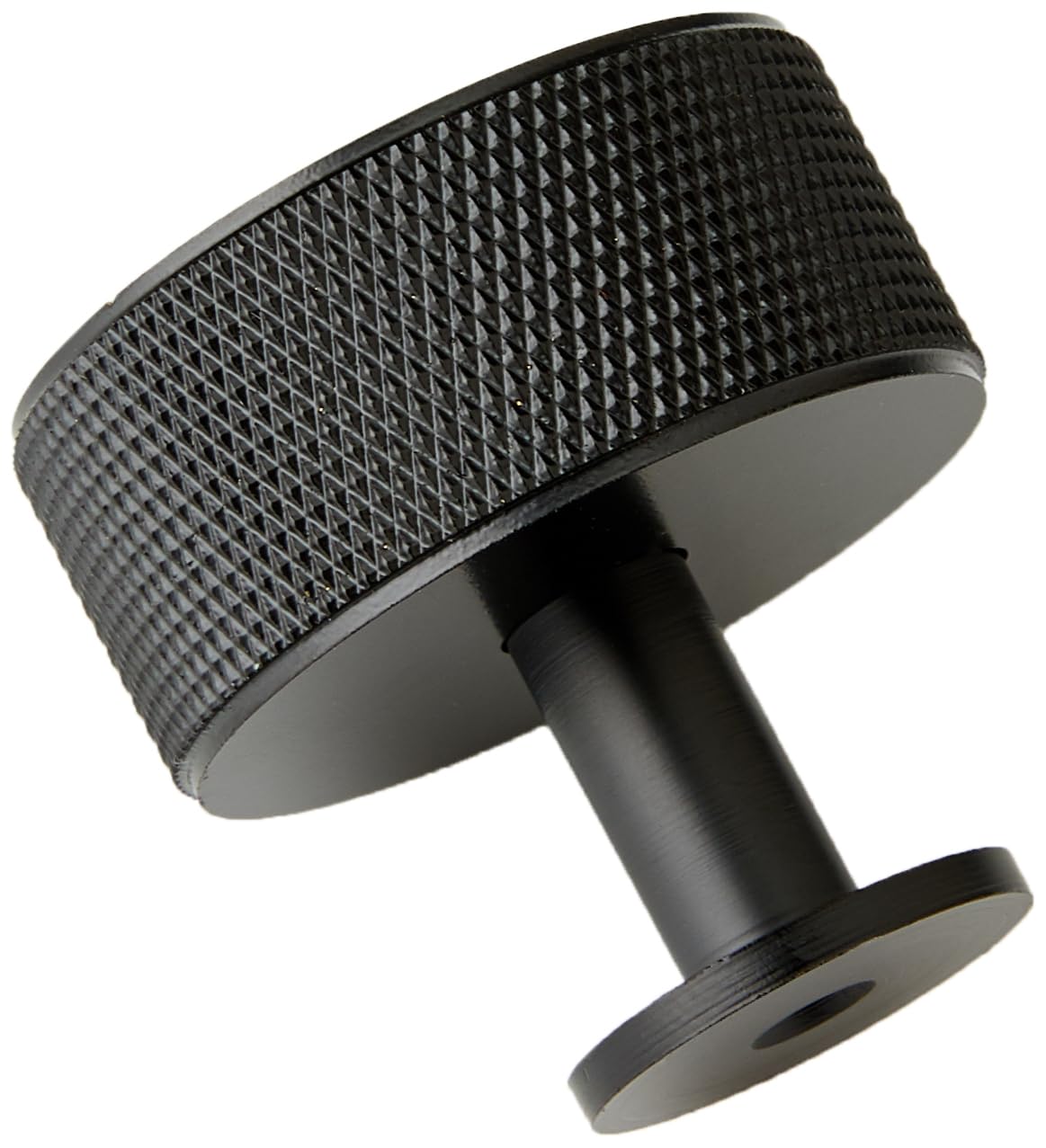 Carlisle Brass Knurled Cabinet Radio Knob, Matt Black (FTD703)