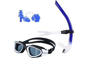 Swim Snorkel for Lap Swimming,Adult Swimmers Snorkeling Gear for Swimming Snorkel Training in Pool and Open Water,Center Moun