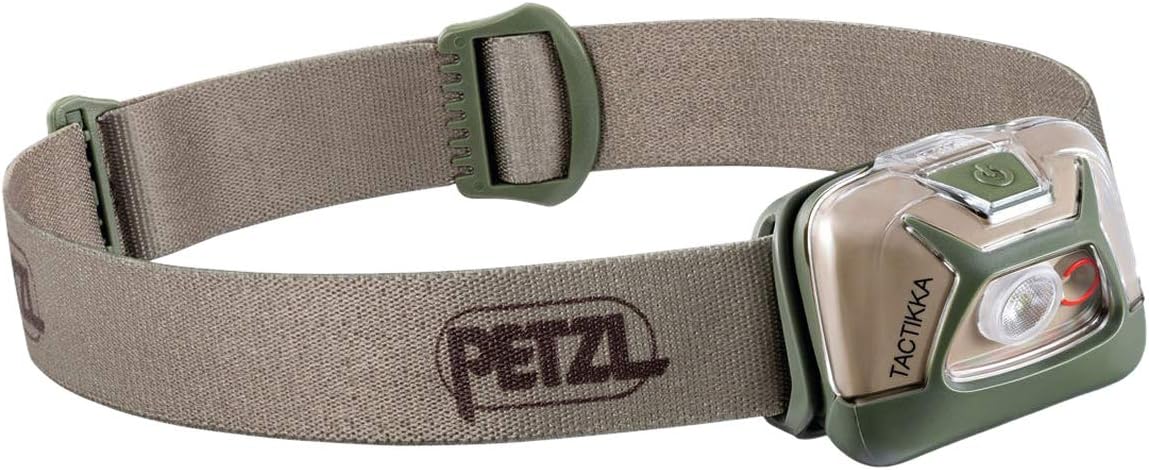 PETZL, TACTIKKA Headlamp, 300 lumens, Ultra-Compact Headlamp, Black : Sports & Outdoors