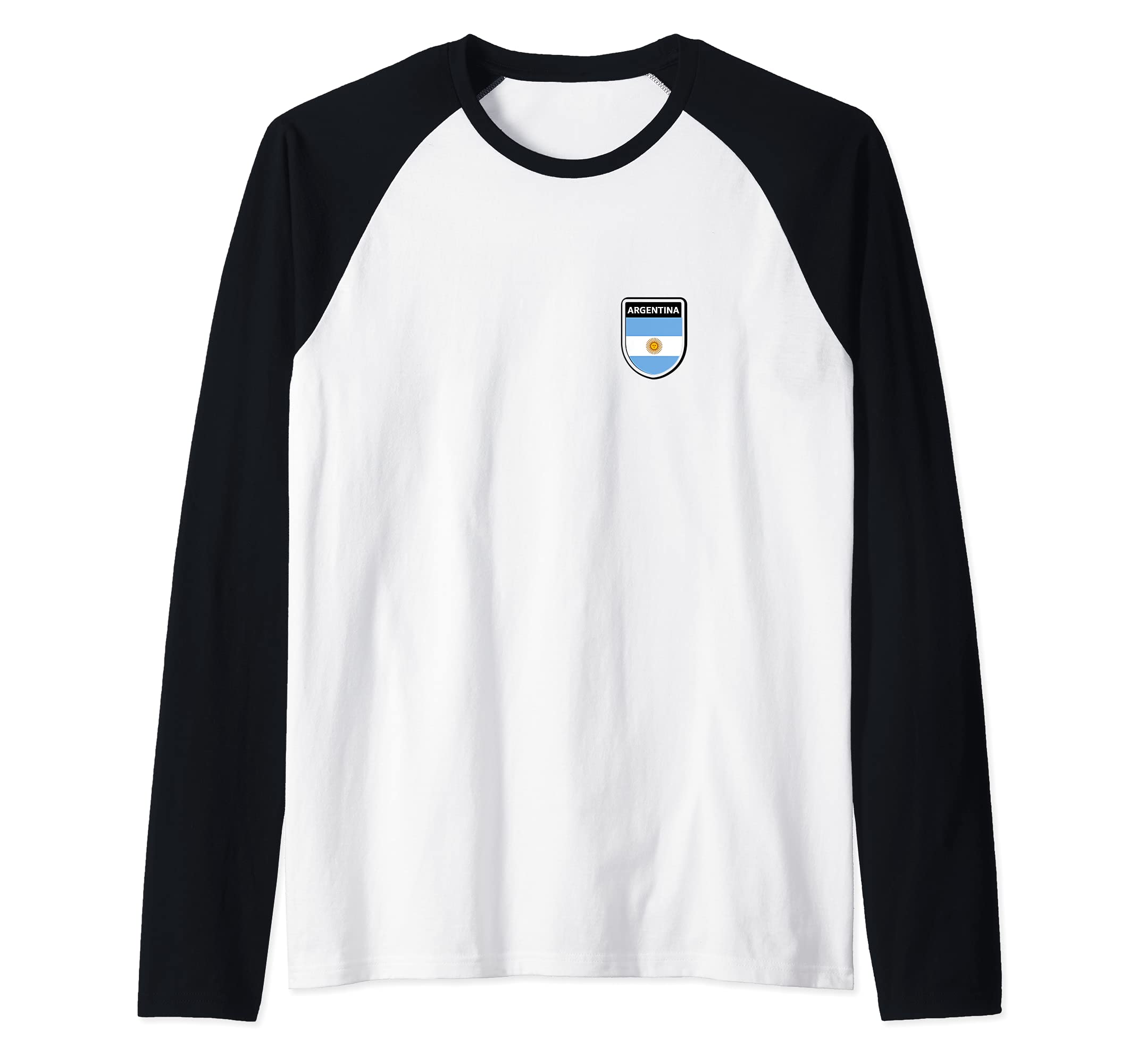 Flag Argentina Raglan Baseball Tee