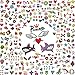 Foxjoy Temporary Tattoos for Kids, 200 Designs, 30 Sheets, 4.2X 2.5 inches (B)