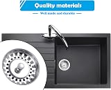 OWill Kitchen Sink Strainer Plug 78mm Stainless Steel Universal view 4