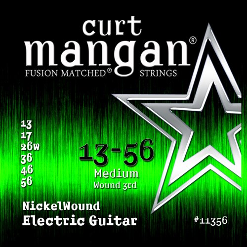 Curt Mangan Fusion Matched Nickel Wound Electric Strings (13-56)