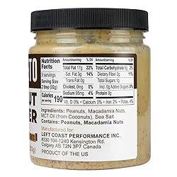 Keto Peanut Butter with Macadamia Nuts and MCT Oil