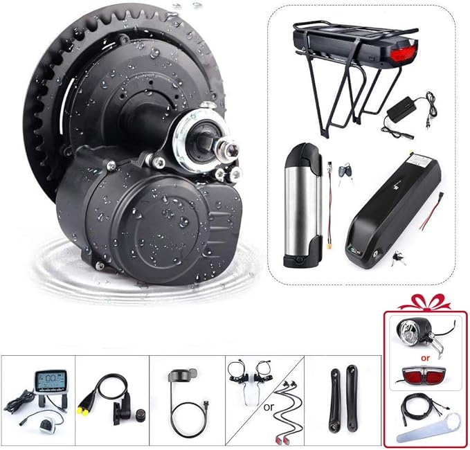 36V 250W Mid Drive Motor Ebike Conversion Kit with Display Amazon.ca Sports & Outdoors