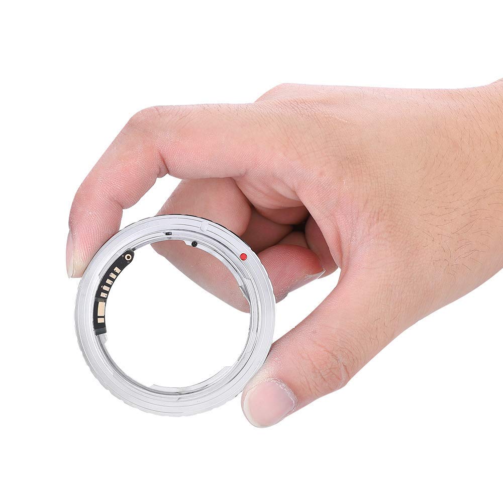 Bindpo PK-EOS/EF Lens Adapter Ring, Alloy Lens Converter with Electric Contact and AV Mode for Pentax K Lens for Canon EF 77D 80D 7D Mark II 5D Mark II Mark III, etc