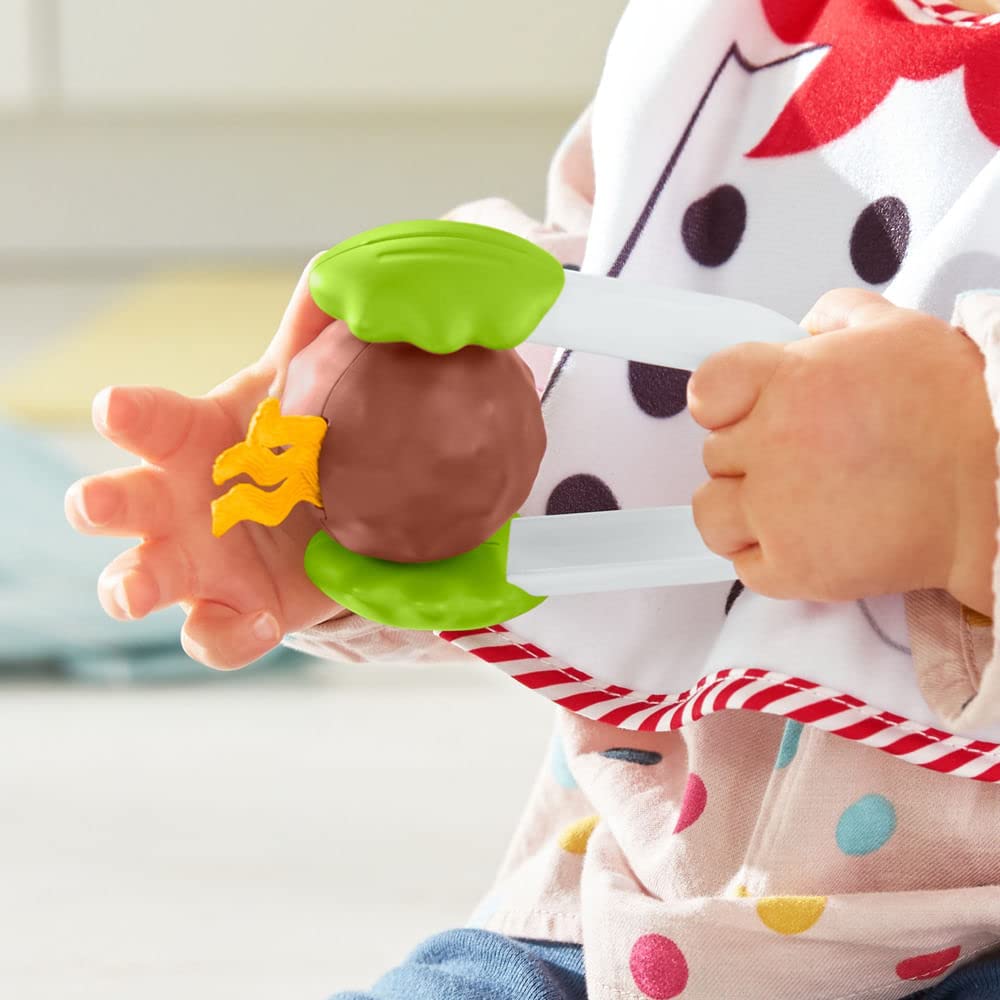 Fisher-Price Cutest Chef Gift Set, 4 cooking-themed baby toys with wearable bib and teether for babies ages 3 months and older