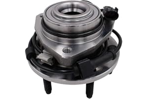 MACEL 513188 Front Wheel Hub Bearing Assembly Compatible with 02-09 Chevy Trailblazer, 03-06 Chevy SSR, 02-09 GMC Envoy, 03-08 Isuzu Ascender, 04-07 Buick Rainier, 05-09 SAAB 9-7X, 6 Lugs W/ABS
