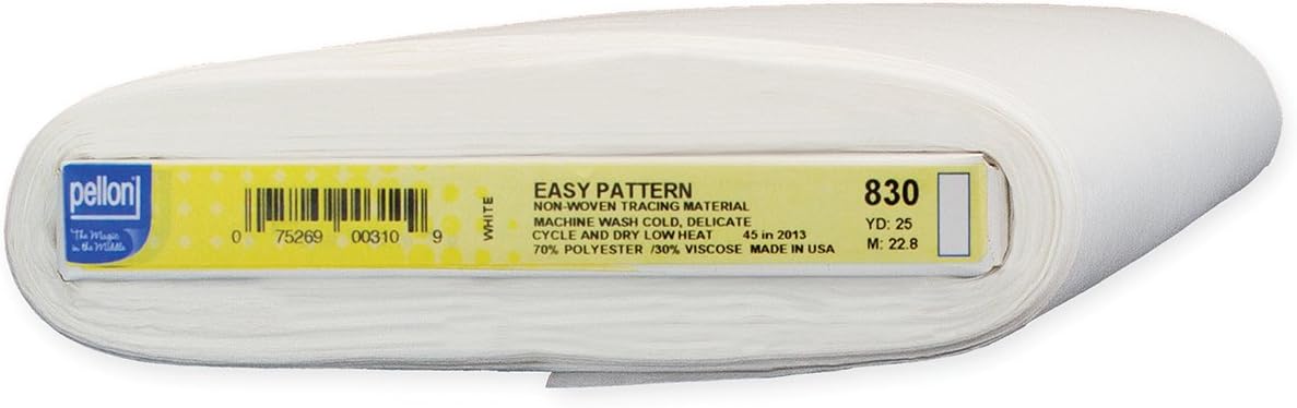Amazon.com: 830 PELLON EASY PATTERN-WHITE 45"
