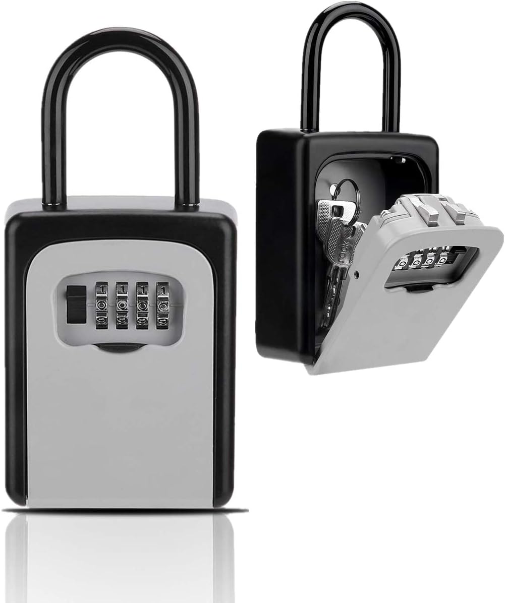 House Key Lock Box with Code Spare Key Lock Box with
