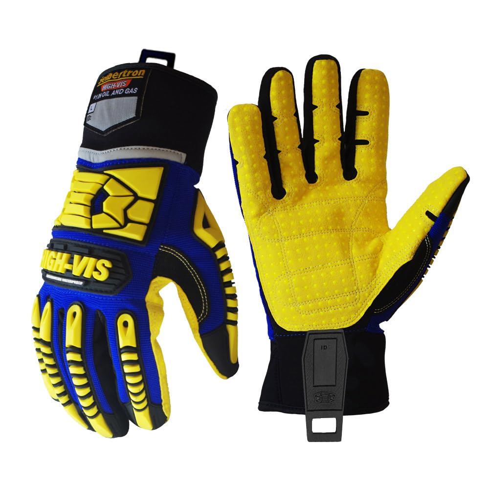 Seibertron HIGH-VIS SDXW Cold Weather Condition Oil and Gas Waterproof Safety Working Gloves M