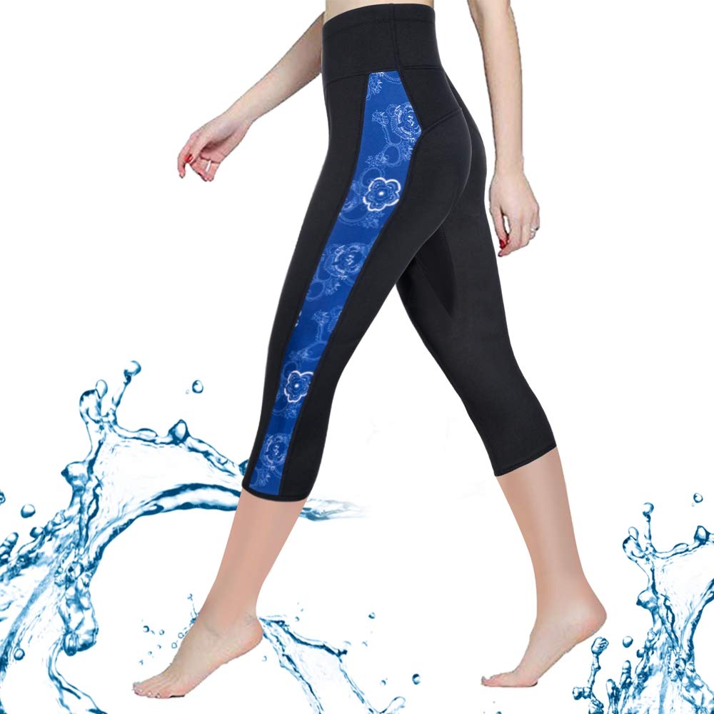 CtriLady High Waist Women Neoprene Wetsuit Pants 2.5mm UV Sun