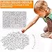 Maksuzee 1200/1620/600PCS Acrylic Letter Beads A-Z Letter Round/Cube Alphabet Letter Beads for Jewelry Making Bracelets Necklaces and Key Chains
