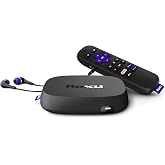 Roku Ultra LT (2023) HD/4K/HDR Dolby Vision Quad-Core Streaming Player with HDMI Cable, Headphones, Voice Remote w/Private Listening, Ethernet
