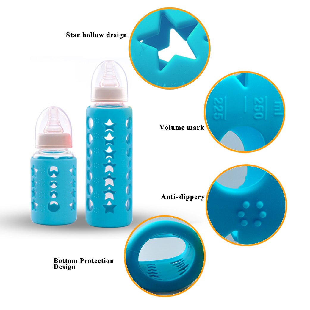 glass baby bottle sleeve