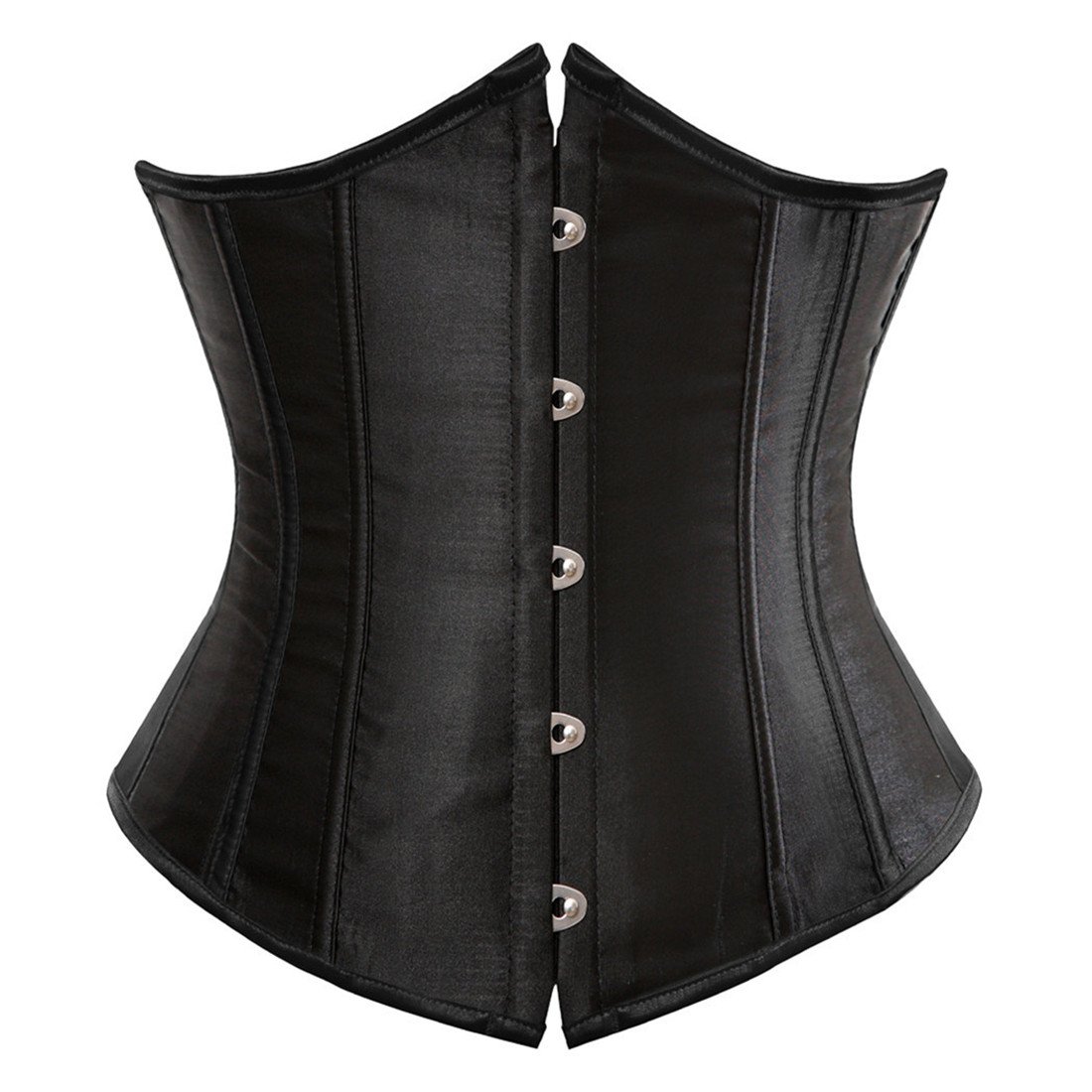 Zhitunemi Women's Satin Underbust Corset Bustier