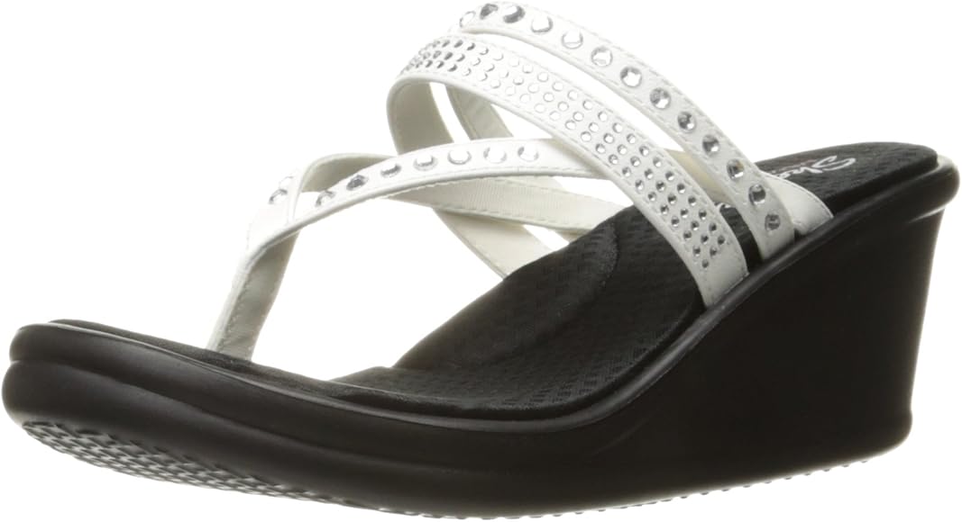 skechers wedge flip flops