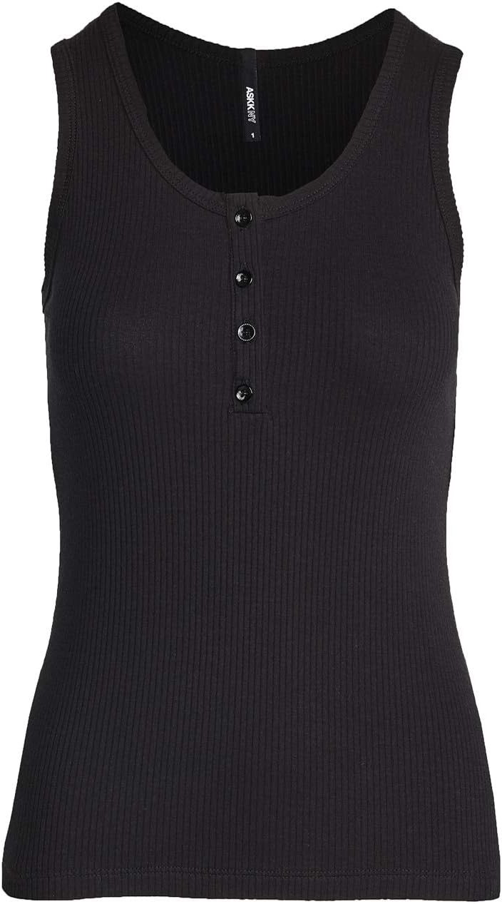 ASKK NY Women's Henley Tank