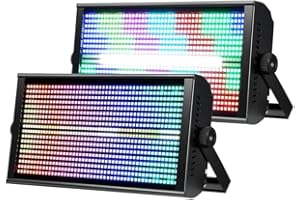 Betopper LF4808 260w Matrix Strobe Effect Lights, Wash Strobe and Blinder Stage Lights, Pixel Mapping & Zonal Control Effects Stage Lighting, Uplights DMX Dj Lights for Party Wedding Club Bars Show,2S