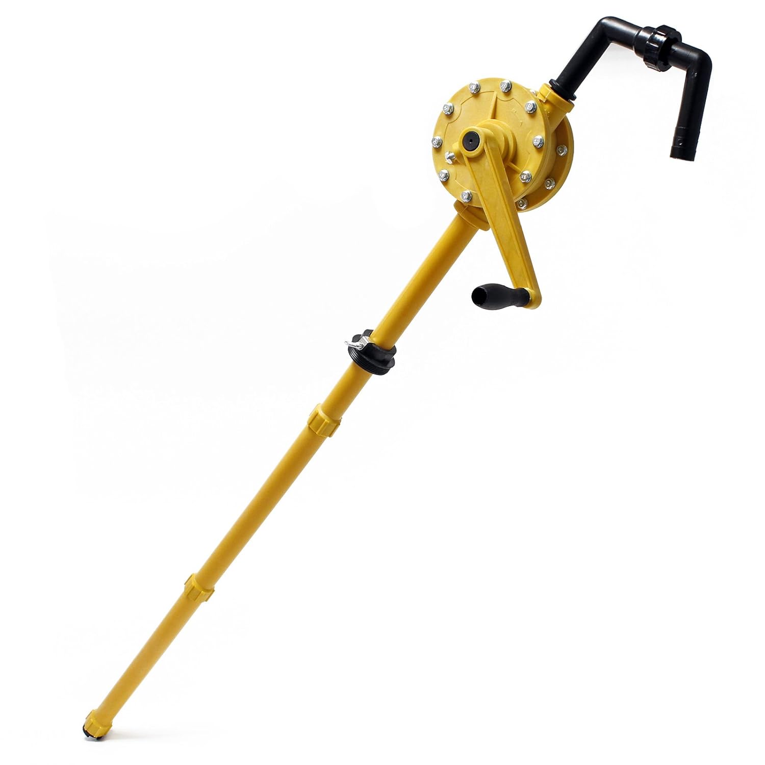 Barrel & Hand Pumps Automotive Aluminium Rotary Oil Fuel Hand Pump 55 Gallon 200 Litre Self