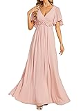 Ever-Pretty Women's Mother's Dress Chiffon V Neck A