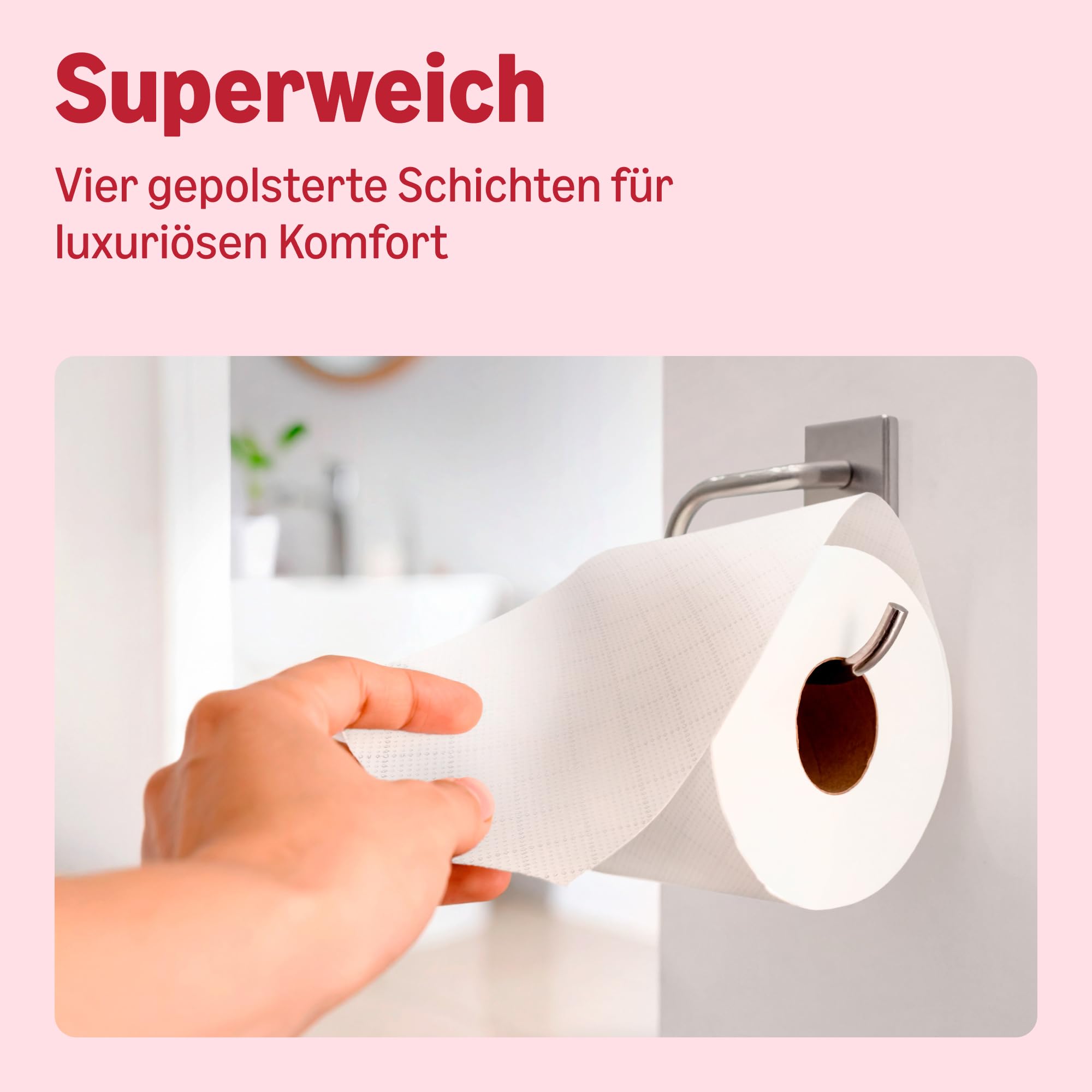 by Amazon Toilettenpapier, 4-lagig Gestepptes, Besonders Weich, 48 Rollen (12 Rollen, 4-er Pack), 160 Blätter pro Rolle, FSC-Zertifiziert 4